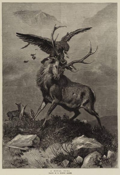 Een koninklijk duel door Charles Burton